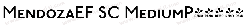 MendozaEF SC MediumP字体转换